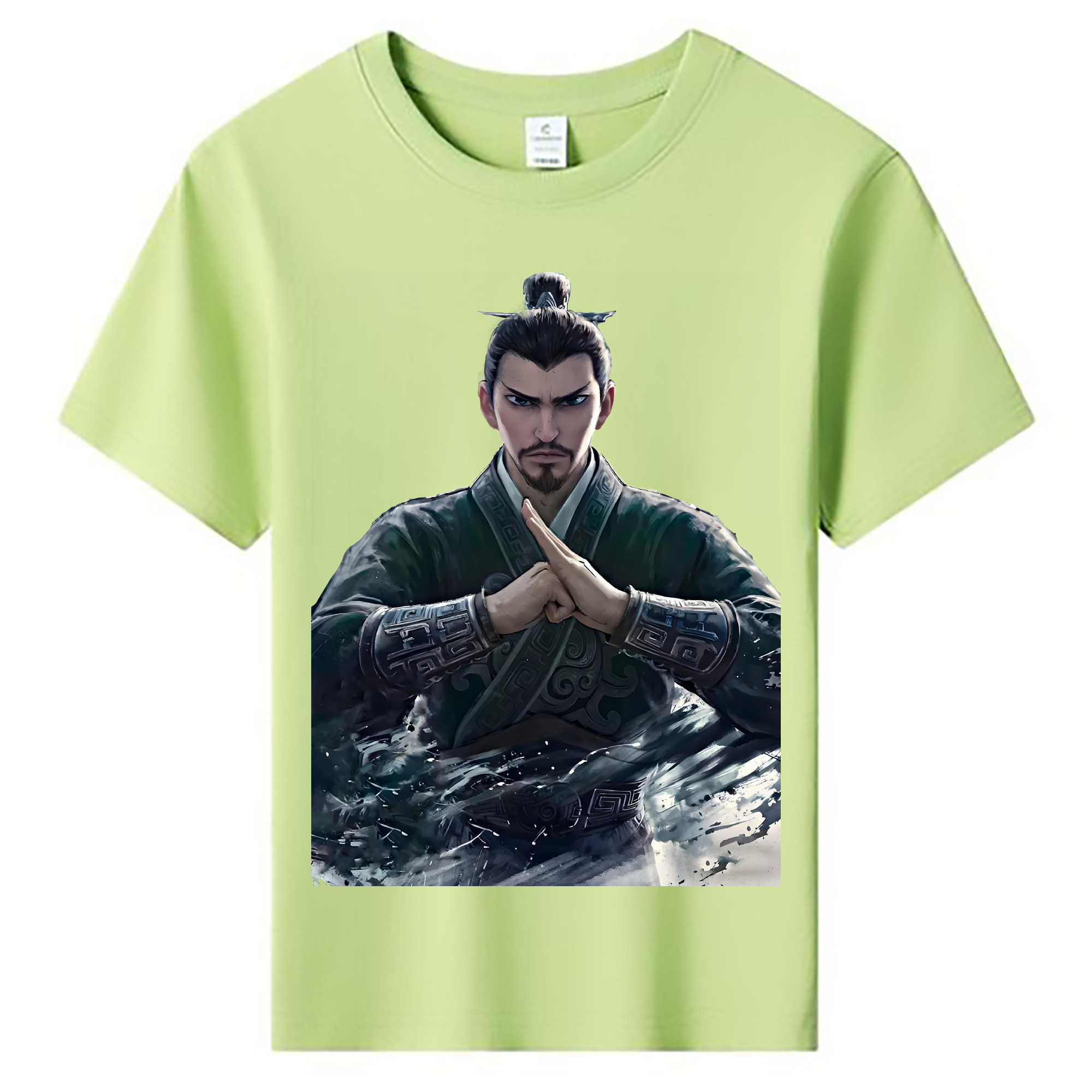 （画像用） Ne Zha 2 ナタ 魔童の大暴れ 綿100％キッズTシャツ（フロントプリント）